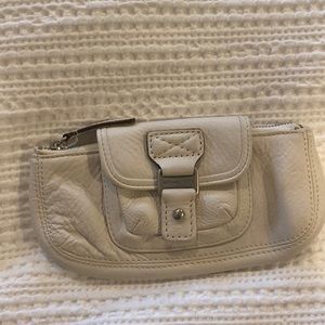 Excellent condition Michael Kors white leather purse
